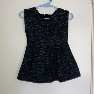 Cat & Jack black sparkle dress size 12 months